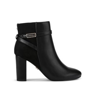Carvela Womens Tempt Trim Ankle Boots - Black Fabric - Size UK 8