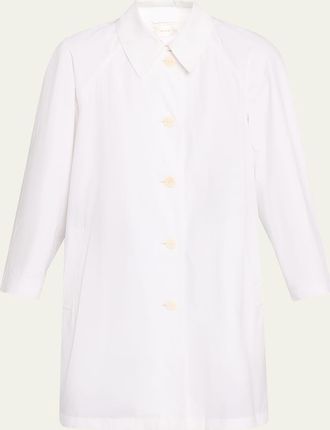The Row Hawkins Cotton Single-Breasted Coat