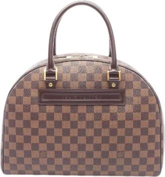 Louis Vuitton Borsa Louis Vuitton Pre-owned Nolita Damier Ebene in Tela Rivestita - - Pre-owned - Donna - Marrone - ONE SIZE