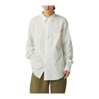 Snow Peak Cotton Shirt - Heren - Outdoor shirts - Wit - S - Katoen - Fitness