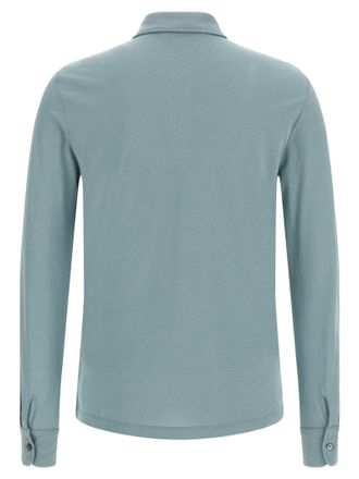 Zanone Ice Cotton Jersey Polo - Sage