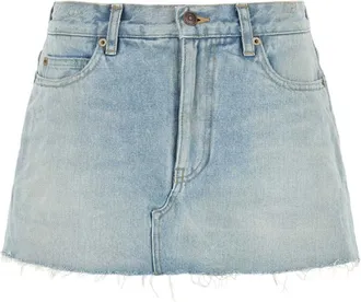 Balenciaga Dames, Korte broeken, Blauw, Maat: S Katoen