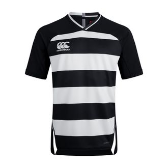 Canterbury Of New Zealand Heren Evader Hooped Vapodri Jersey (Zwart)