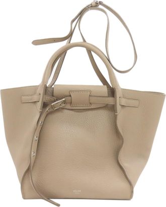 Celine Brown Leather Tote Bag (Pre-Owned)