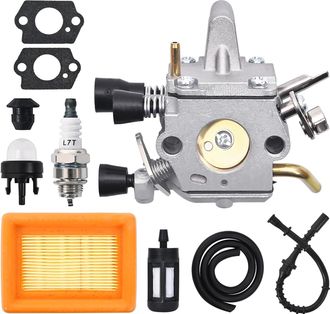OEM Carburador Para Desbrozadora Stihl Fs120 Fs200 Fs250 Fs300 Fs350 Fr350, Jrisbo Accessory Fs 250. Kit De Repuestos Para Carburador Con Filtro De Aire, 