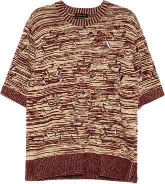 Juntae Kim Maglione con cut-out - Verde