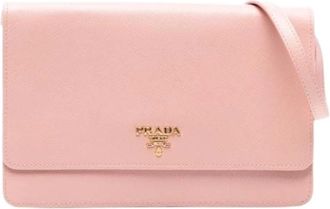 Prada Pre-owned Cross Body Bags, female, Pink, Size: ONE SIZE Pre-owned Cross Body Bag