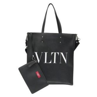 Valentino Pre-owned Tote Bags, unisex, Black, Size: ONE SIZE Pre-owned Vltn tote