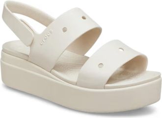 Crocs Brooklyn 4U 210676-160 Sandals Womens Stucco Open Toe Slingback MOT56