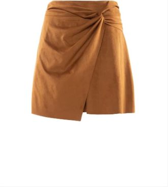 Nenette Korte Broeken, Dames, Bruin, S, Polyester, Skort