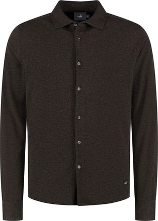 Wahts Mens Shirts, TargetGroup:Men Dark Brown Melange / XXL