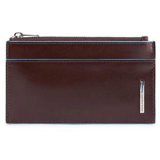 Piquadro Wallets & Cardholders, female, Brown, Size: ONE SIZE Slim Brown Unisex Card Holder Wallet