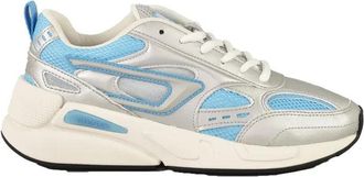 Diesel Grey Layered Polyester Sneakers