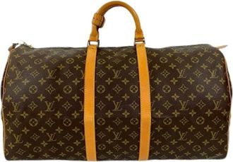 Louis Vuitton Pre-owned Weekend Bags, female, Brown, Size: ONE SIZE Pre-owned Weekend Bag
