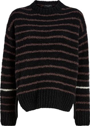 Proenza Schouler Leonie striped wool sweater - women - Wool - S - Black