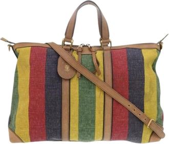 Gucci Pre-owned Weekend Bags, female, Multicolor, Size: ONE SIZE Pre-owned Boston Bag