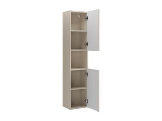 Vente-Unique Columna de ba&ntilde;o con dise&ntilde;o de espiga y hueco - Color beige - Alt. 140 cm - DORIONI