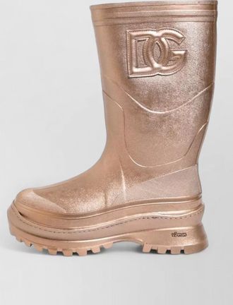Dolce & Gabbana rubber pull on rain boots