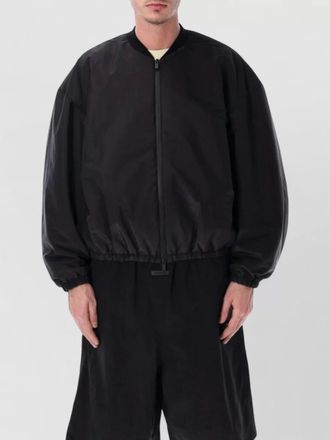 Fear of God bomber jacket lightweight fabric elasticated cuffs hem