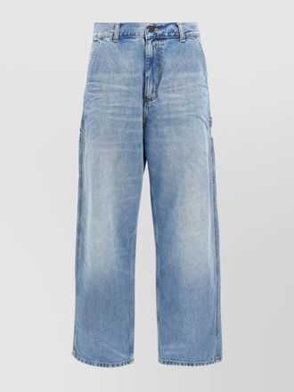 Carhartt Work in Progress wide leg jeans with pockets and loops