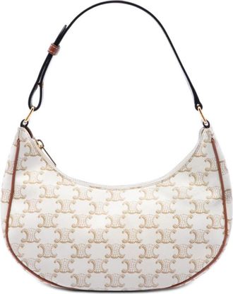 Celine Pre-owned Celine Triomphe Coated Canvas Ava Shoulder Bag Ladies L1WQWJ57WN5OVIIR