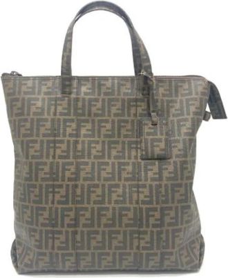Fendi Pre-owned Plastic fendi-bags - Dames - Vintage Shopper - Bruin - ONE Size - Vintage