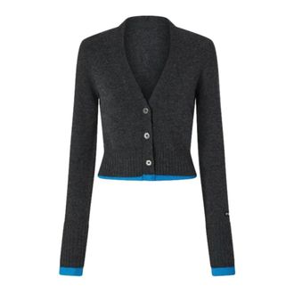Pinko Pinko, Truien & Vesten, Dames, Grijs, M, Kasjmier, Cardigan