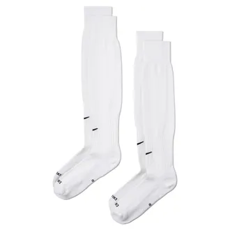 Nike Unisex Baseball/Softball Over-the-Calf Socks (2 Pairs) in White | DJ9737-100
