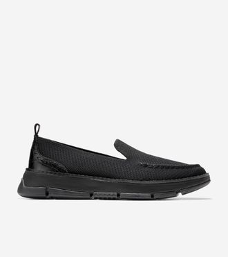 Cole Haan Womens ZER&Oslash;GRAND Rella Stitchlite Venetian Loafers - Black Size 10.5
