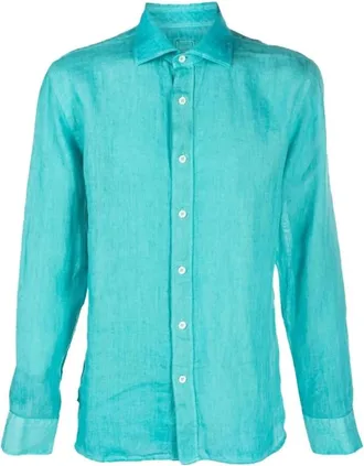 120% Lino Uomo, Magliette, Verde, L, new