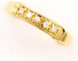 C&A Yellow Gold Yellow Gold (18K) Band Ring (Pre-Owned)