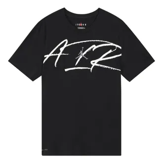Nike Jordan Air Jordan Air Script Basketball Short Sleeve Black CN3579-010