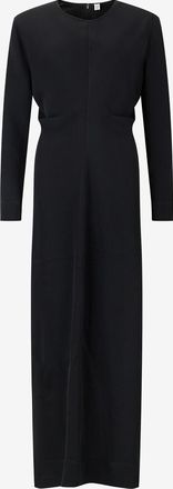 Toteme Langes Rundhalskleider aus Crepe Slouch