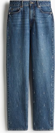 H&M Jeans mit Strass - Denimblau