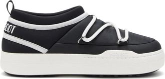 Moon Boot Logo Print Slip-On Sneakers - Dames - Winterlaarzen - Zwart - 36 EU - Schoenen