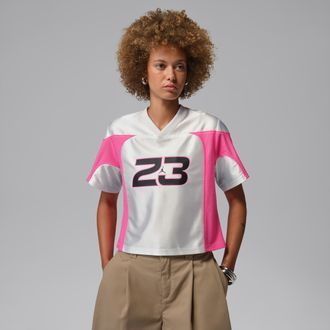 Nike Jordan Womens Jordan Flight Jersey in White | IF1157-100
