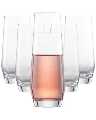 Schott Zwiesel Glass Pure Tritan Crystal Longdrink Glasses (Set Of 6)
