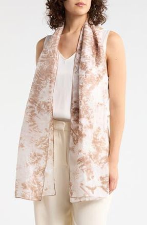 Eileen Fisher Hand Dyed Silk Scarf in Cocoa at Nordstrom Rack