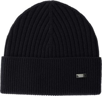 Herno Berretto a coste - Nero