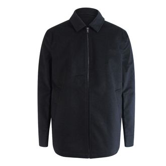 Aquascutum Mens Active Wool Coach Black Jacket - Size Large