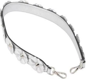 Fendi Pre-owned Accessories, female, Gray, Size: ONE SIZE Pre-owned Shoulder Strap