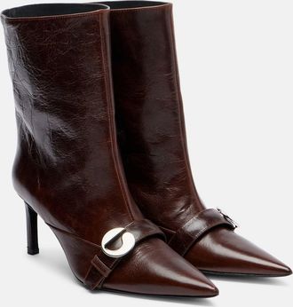 Coperni Belt leather ankle boots