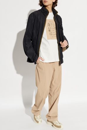 Moncler T-shirt With Print, Mens, White