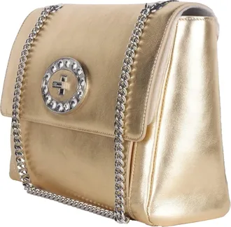 Blumarine Blumarine Gold Leather Shoulder Women Womens Bag (Pre-Owned)
