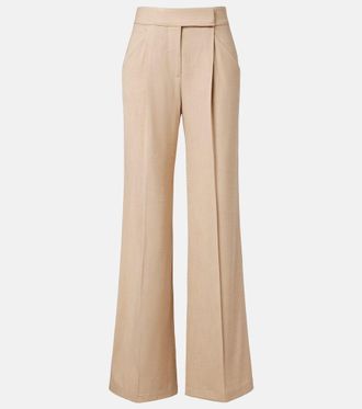Veronica Beard Pleated wide-leg pants