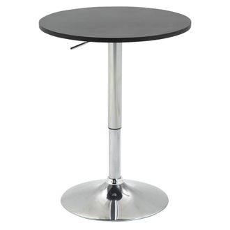 HOMCOM Mesa de bar &oslash;60x93 cm negro