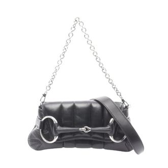 Gucci Pre-owned Shoulder Bags, female, Black, Size: ONE SIZE Pre-owned Vintage Shoulder Bag