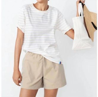 Kule Womens The Corbin Short In Khaki