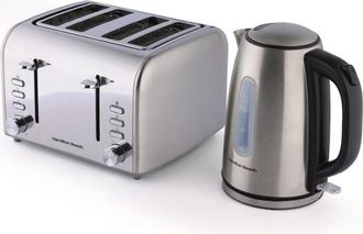 Hamilton Beach Kettle & 4 Slice Toaster Set Rise Collection