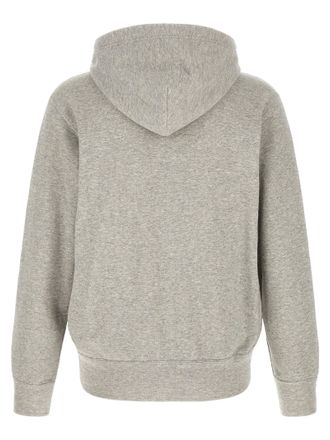Comme Des Gar&ccedil;ons Red Heart Embroidered Hoodie - Gray